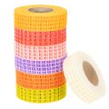 Floristik24 Decorative mesh tape, assorted colors, 3cm x 10m, 7 pieces