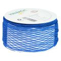 Floristik24 Net tape, grid tape, decorative tape, blue, wire-reinforced, 50 mm, 10 m