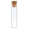 Floristik24 Mini vases glass decoration glass tubes with cork H11.5cm 24pcs