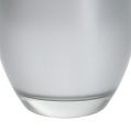 Floristik24 Glass vase Cosmo silver Ø10.8cm H12.5cm