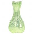 Floristik24 Glass vase peasant silver green H11cm 6pcs