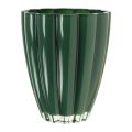 Floristik24 Glass vase &quot;Bloom&quot; dark green Ø14cm H17cm