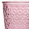 Floristik24 Candle cup, cup glass, lantern, glass decoration Ø10cm H18.5cm