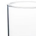Floristik24 Glass vase clear cylindrical Ø12cm H20cm