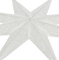 Floristik24 Glitter star white 10cm 12pcs