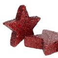 Floristik24 Glitter stars to sprinkle Bordeaux 4-5cm 40pcs