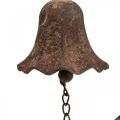 Floristik24 Deco bell antique metal bell metal decoration rust look H53cm