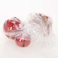 Red metal bells, set of 3,