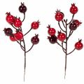 Artificial pomegranate branch