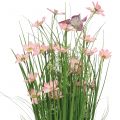 Floristik24 Bunch of grass with flowers pink 70cm