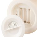 Large LED candle with timer, for outdoor use, warm white, Ø12.5cm, H20cm | Floristik24.ie