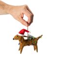 Decorative Dachshund Dog Ornament for Christmas Tree, 16cm, 2 Pieces | Floristik24.ie