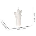 Angel pendant decorative figure for hanging on Christmas tree 8cm 4pcs | Floristik24.ie