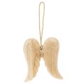 Wooden Angel Wing Pendant for Hanging Decoration 12cm | Floristik24.ie