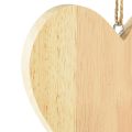 Floristik24 Wooden hearts for hanging decorative hearts for crafting 15x15cm 4pcs