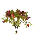 Floristik24 Rosehip Decoration Red Rosehip Branches Artificial 48cm 3pcs