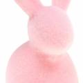 Floristik24 Bunny flocked pastel colors H13cm 6pcs