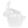 Floristik24 Ceramic rabbit white 8.5cm 4pcs
