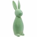 Floristik24 Easter decoration bunny 47cm green flocked Easter bunny decoration figure Easter
