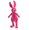Floristik24 Bunny flocked pink 30cm