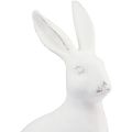 Floristik24 Rabbit sitting decorative rabbit artificial stone decoration white H27cm