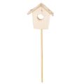 Decorative birdhouse, birch,