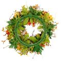 Floristik24 Autumn wreath Ø30cm with orange chrysame themes