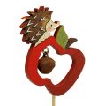 Floristik24 Autumn sticks hedgehog with apple 7cm 12pcs