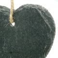 Floristik24 Chalkboard heart to hang 20 x 16cm 2pcs