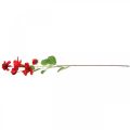 Floristik24 Artificial flower hibiscus branch red deco branch hibiscus H107cm