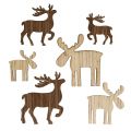 Floristik24 Mix reindeer for scattering brown, natural 3cm - 5cm 72pcs
