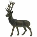Floristik24 Deco deer bronze effect H33cm