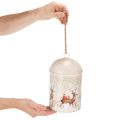 Bell with Christmas motif for hanging, 26cm | Floristik24.ie