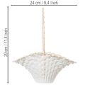 Wedding flower girl basket 24cm x 17cm | Floristik24.ie