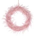 Floristik24 Wedding decoration spring wreath pink Ø20cm 3pcs