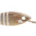 Floristik24 Wooden fish decoration maritime fish pendant wood 28.5cm