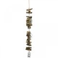 Floristik24 Deco garland driftwood with glasses maritime wall decoration 70cm