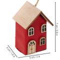 Hanging home decoration set, Scandinavian style, 7cm, 6 pieces | Floristik24.ie