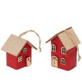 Hanging home decoration set, Scandinavian style, 7cm, 6 pieces | Floristik24.ie