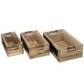 Wooden box with chalkboard for