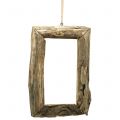 Floristik24 Natural wooden frame to hang 46cm x 30cm