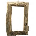 Floristik24 Natural wooden frame to hang 46cm x 30cm