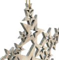 Floristik24 Wooden star to hang 24cm x 24cm L35cm 1p