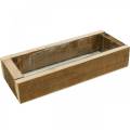 Floristik24 Planter, flower tray, wooden decoration for planting, wooden tray 25cm