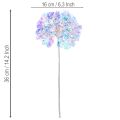 Artificial Hydrangea Flowering Branch in Iridescent Colors 36cm 2pcs | Floristik24.ie