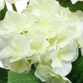 Floristik24 Hydrangea artificial white silk flowers bouquet summer decoration 42cm