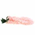 Floristik24 Decorative flower garland artificial light pink 135cm 5 strands