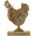 Floristik24 Wooden chicken, spring decoration, Easter figure natural, white washed H26cm
