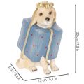 Decorative figurine of a sitting puppy in a gift box, 20cm | Floristik24.ie