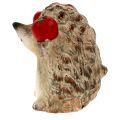 Floristik24 Hedgehog ceramic figure with brown apple 7.5cm